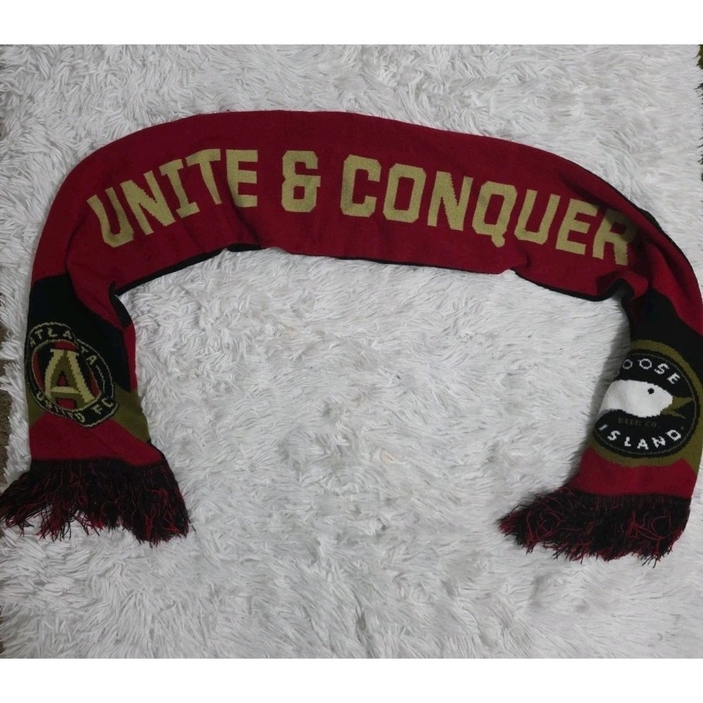 Atlanta United FC Scarf Limited Ed Ruffneck Scarves Goose Island Size 60x7 - Picture 2 of 5